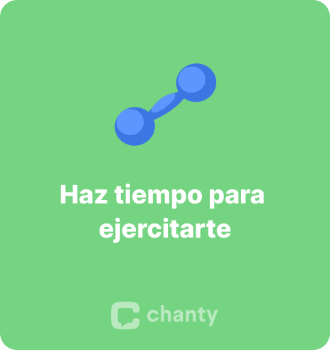 Haz tiempo para ejercitarte