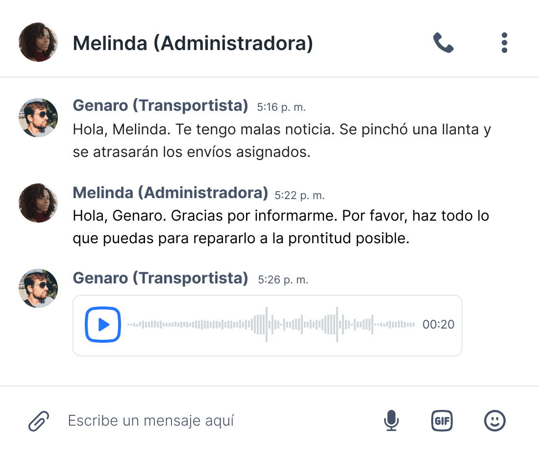 Chat en tiempo real