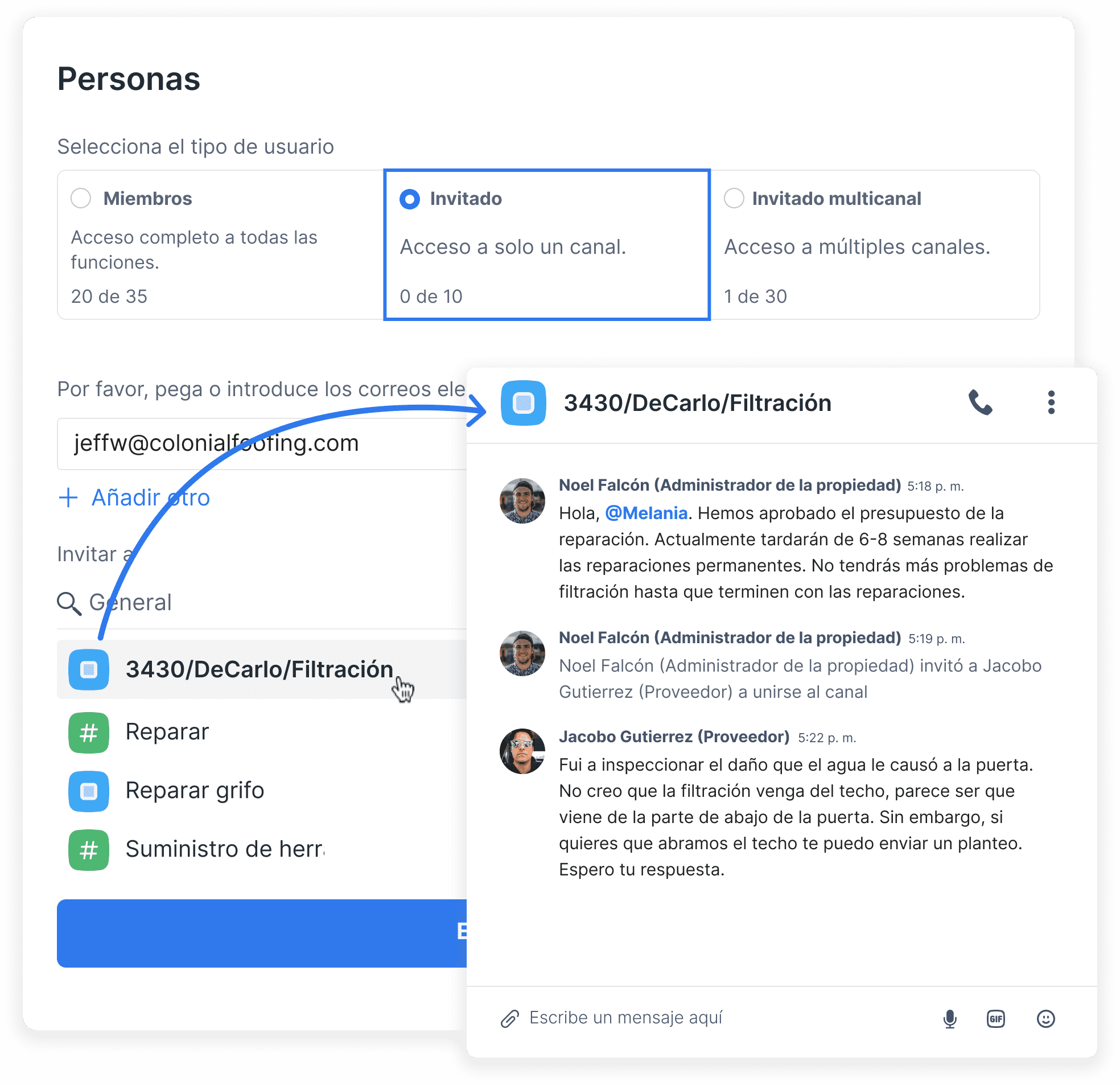 Comunicación directa con los inquilinos