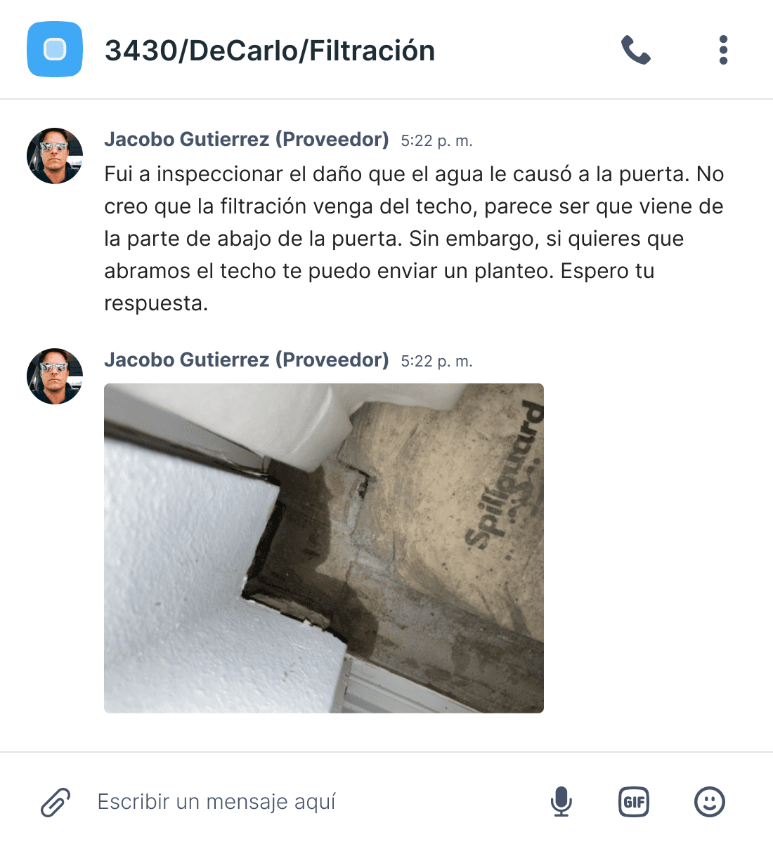 Envía archivos y enlaces