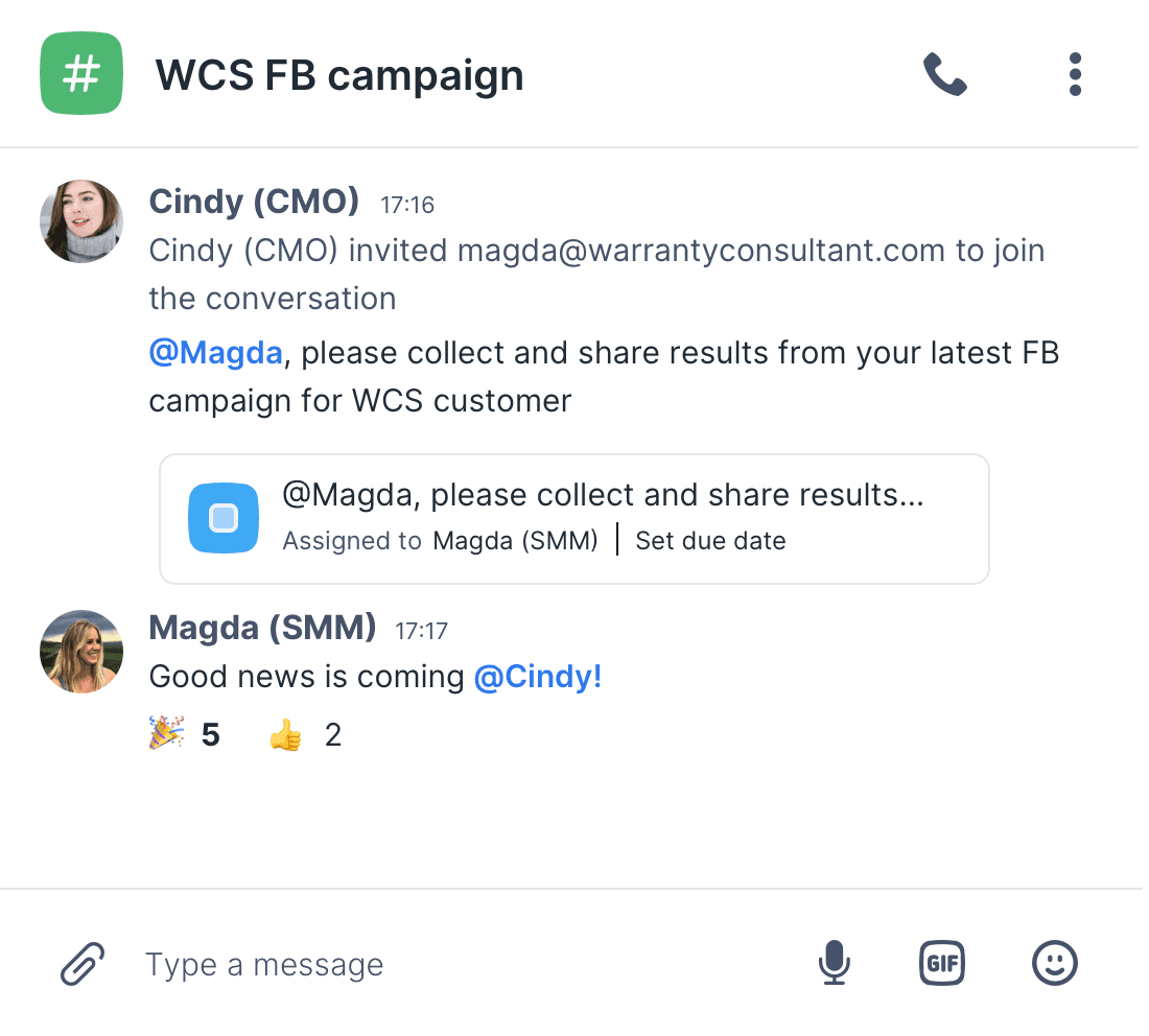 बिल्ट-इन टास्क मैनेजमेंट