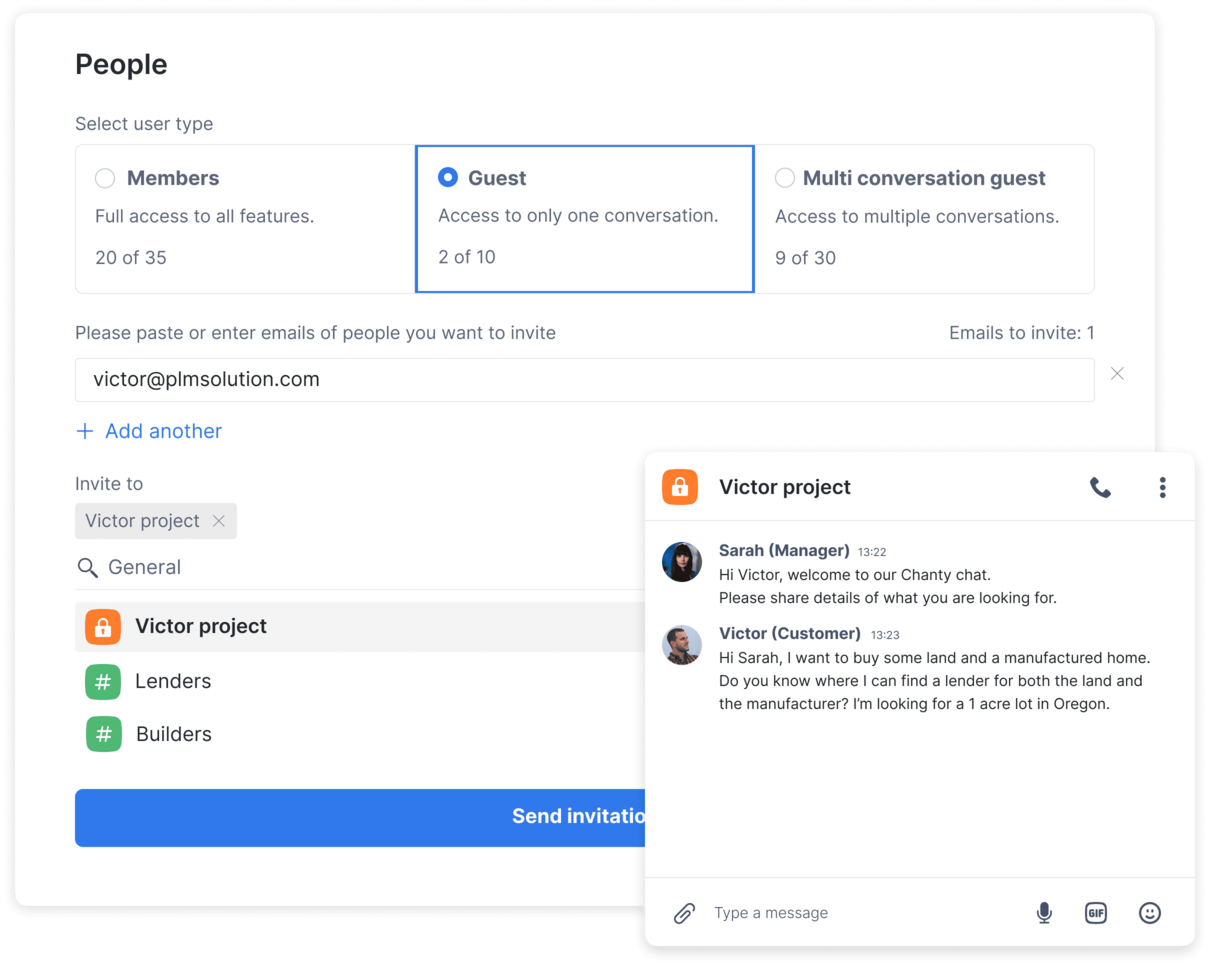 Zapraszanie klientów do naszego miejsca zespołowego