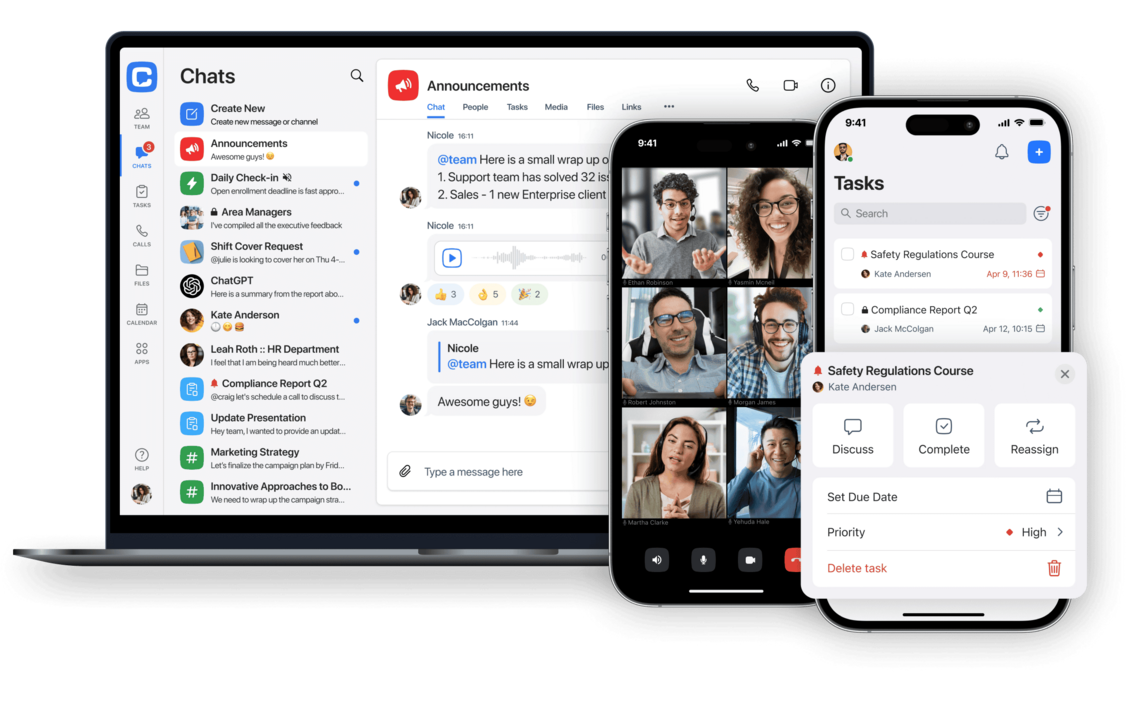 Główny ekran Chanty