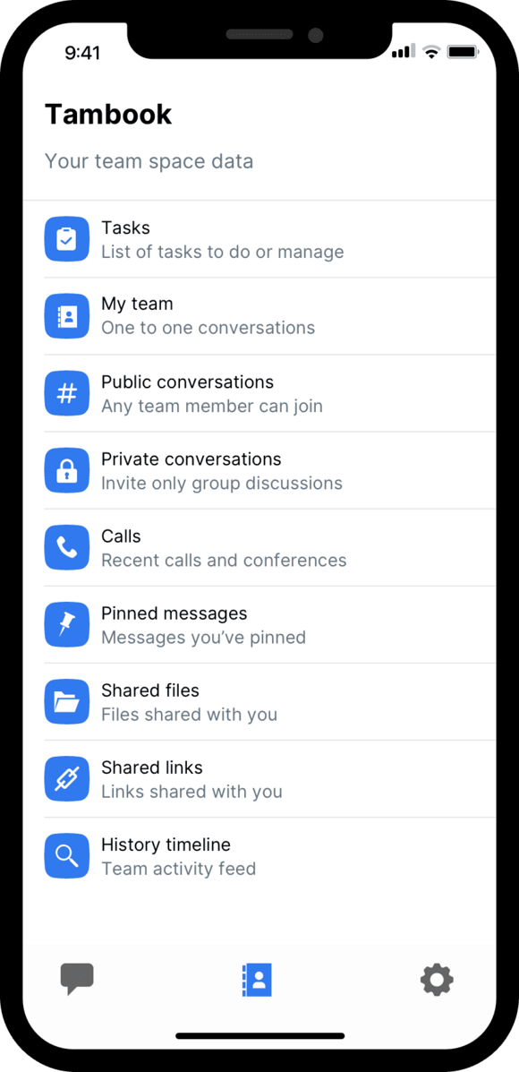 Тримайте командне спілкування в одному місці