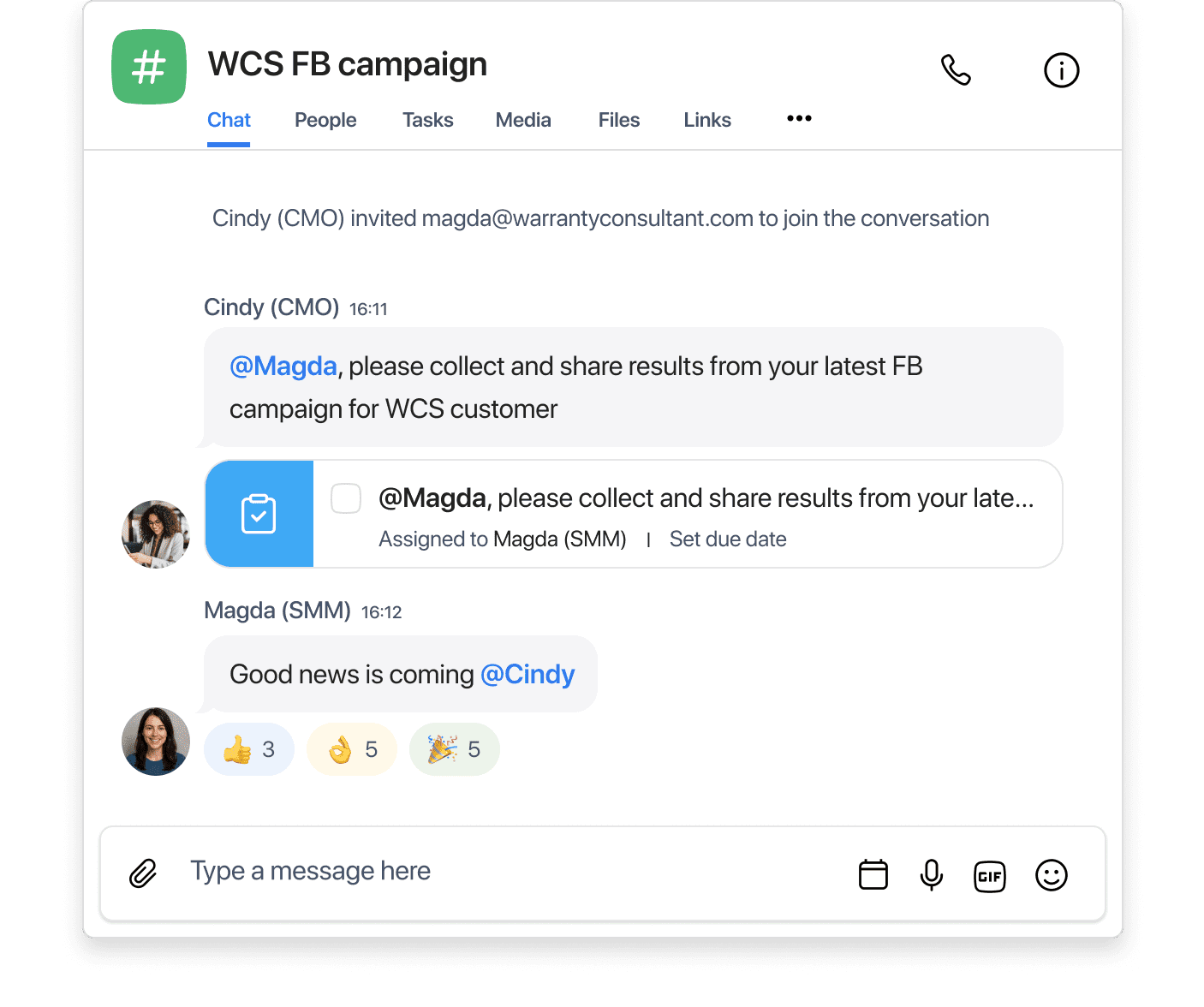 Built-in task manager