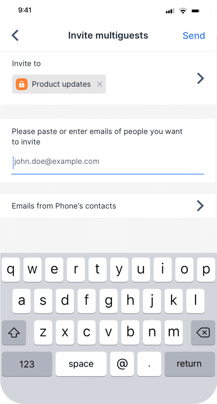 Організуйте різні завдання та чати