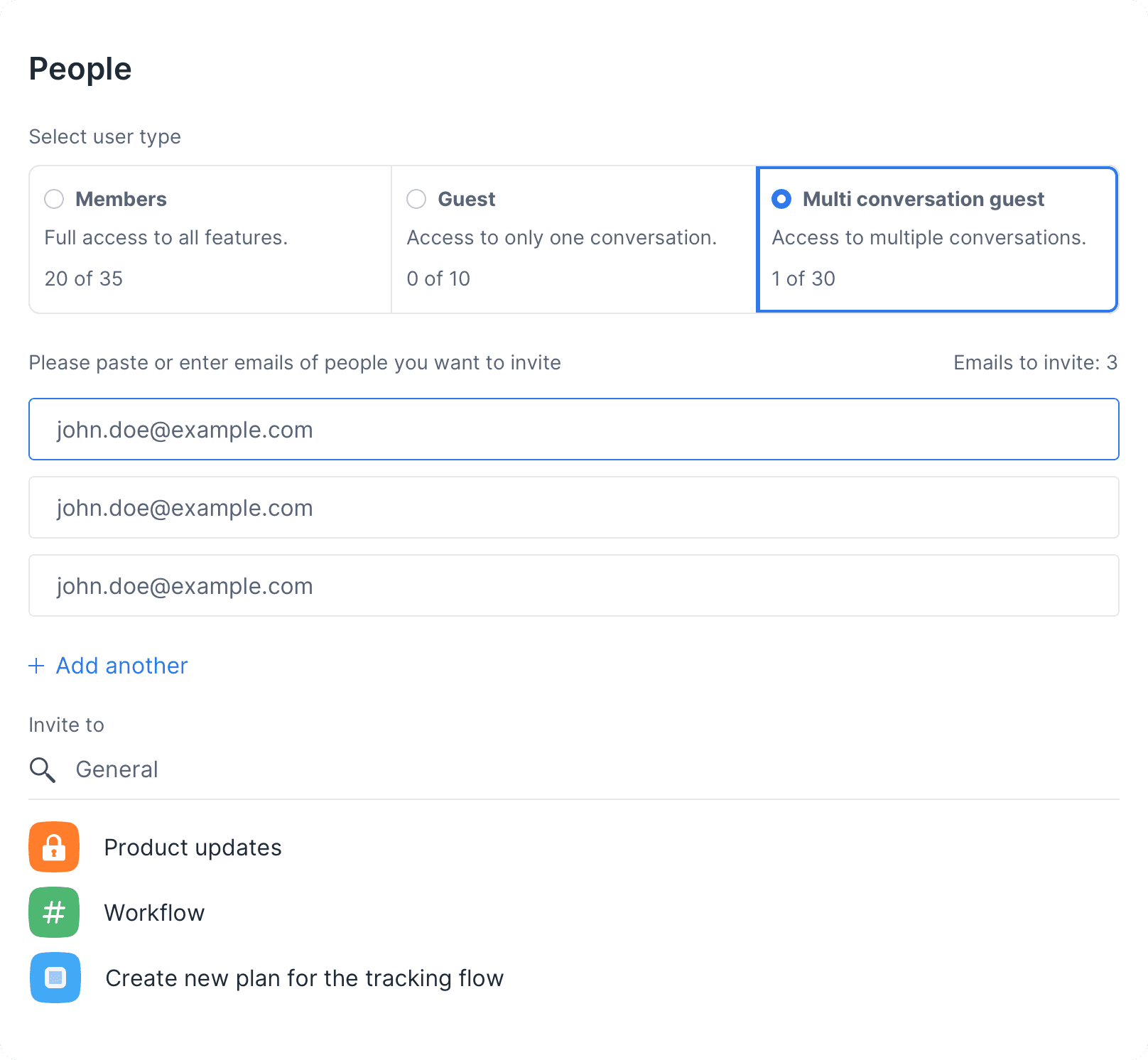 Організуйте різні завдання та чати