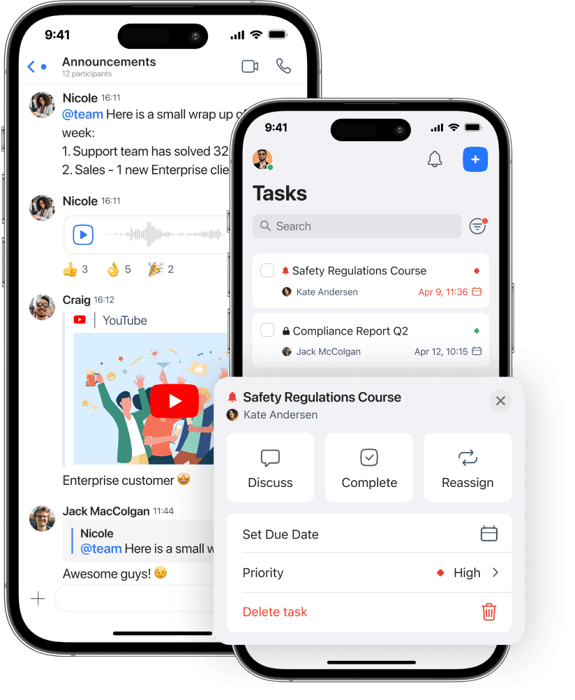 Mobile Chanty-Interface