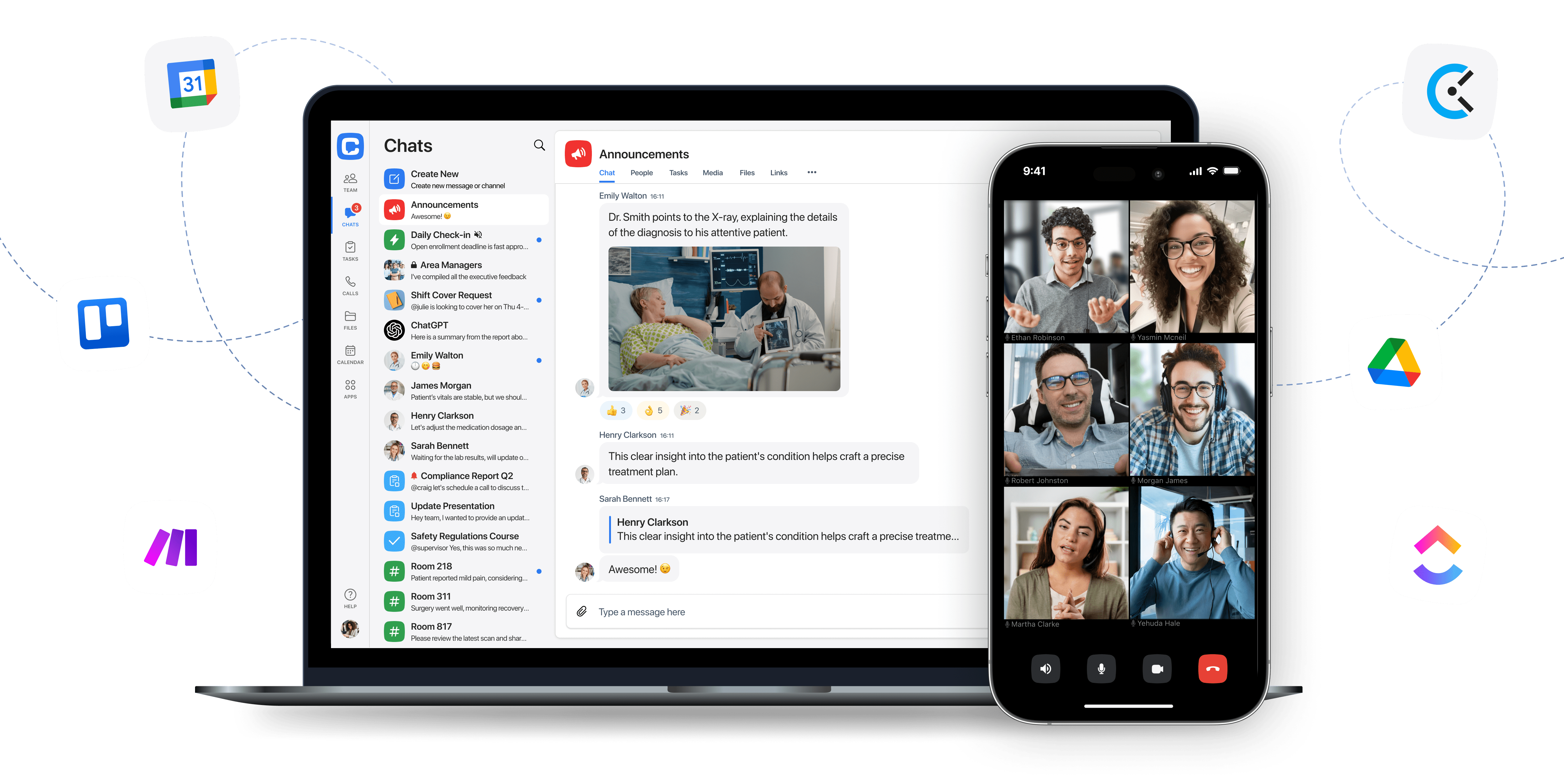 Healthcare Chanty screen