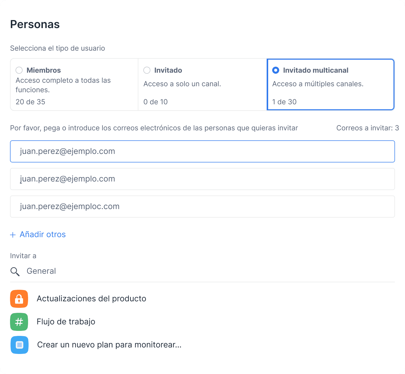 Organiza distintas tareas y conversaciones