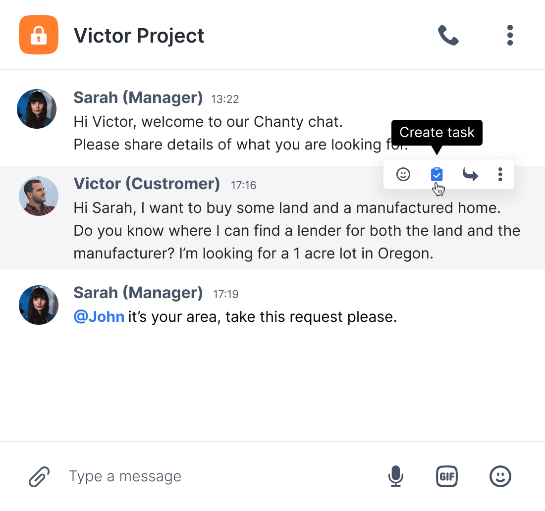 बिल्ट इन टास्क
