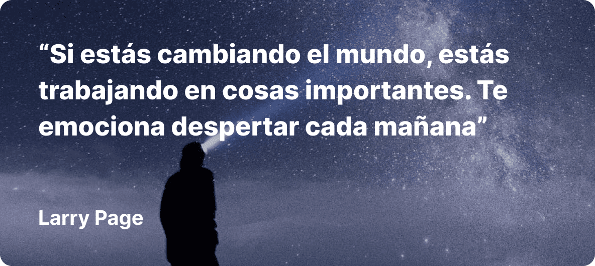 Frase de Larry Page