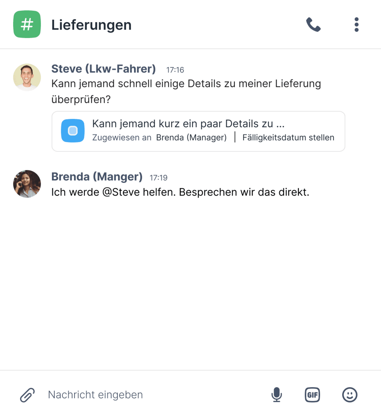 Behalten Sie den Überblick über Aufgaben