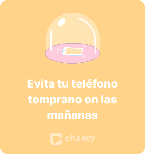 Evita tu teléfono temprano en las mañanas
