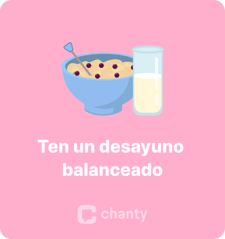 Come un desayuno balanceado