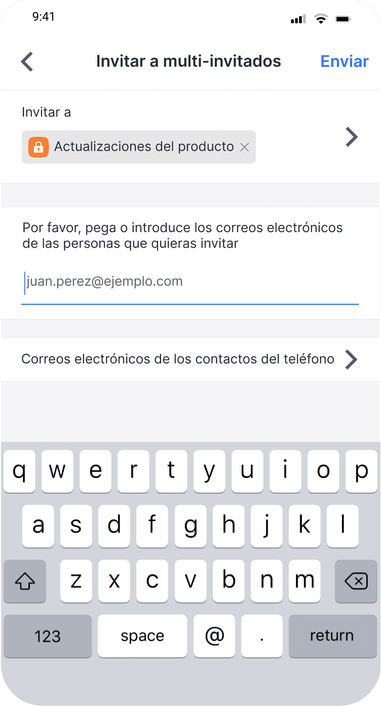 Organiza distintas tareas y conversaciones