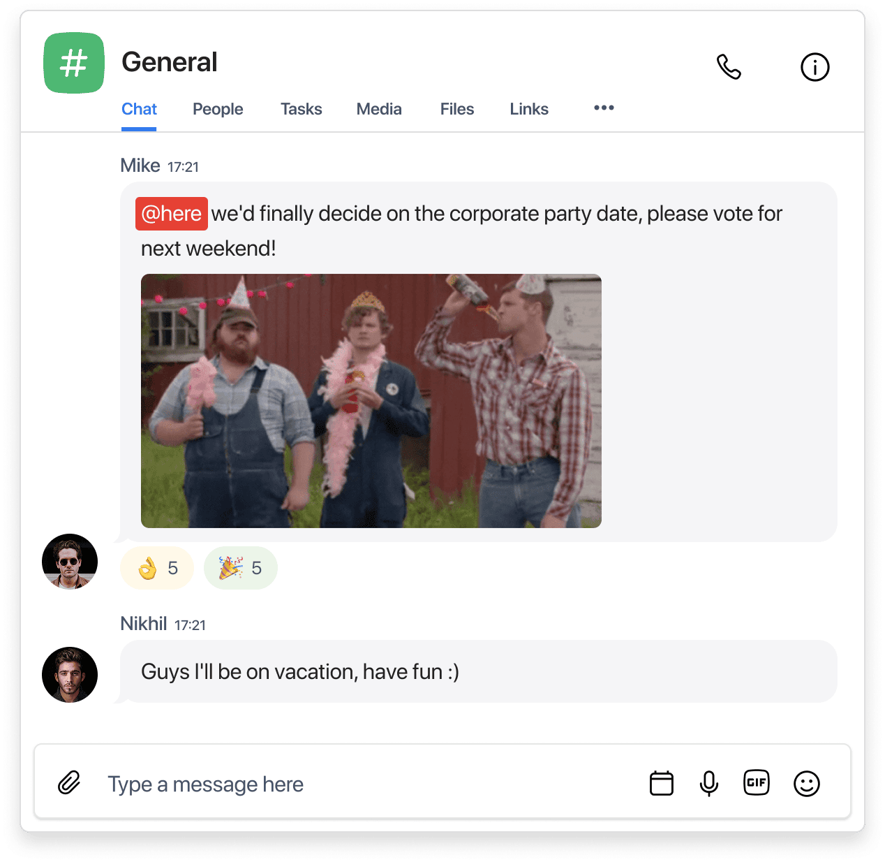 Organize your communication image