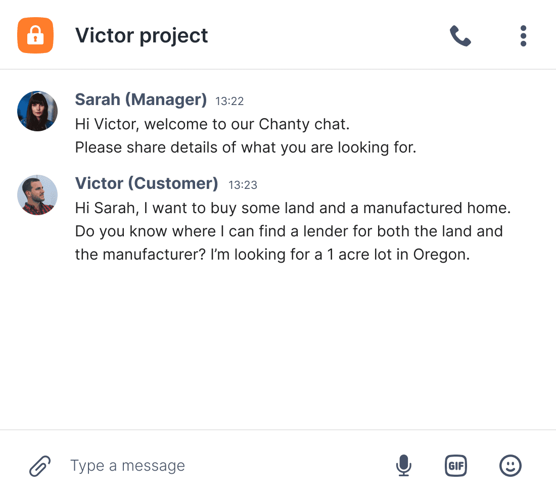 Diviser les conversations en privé et public