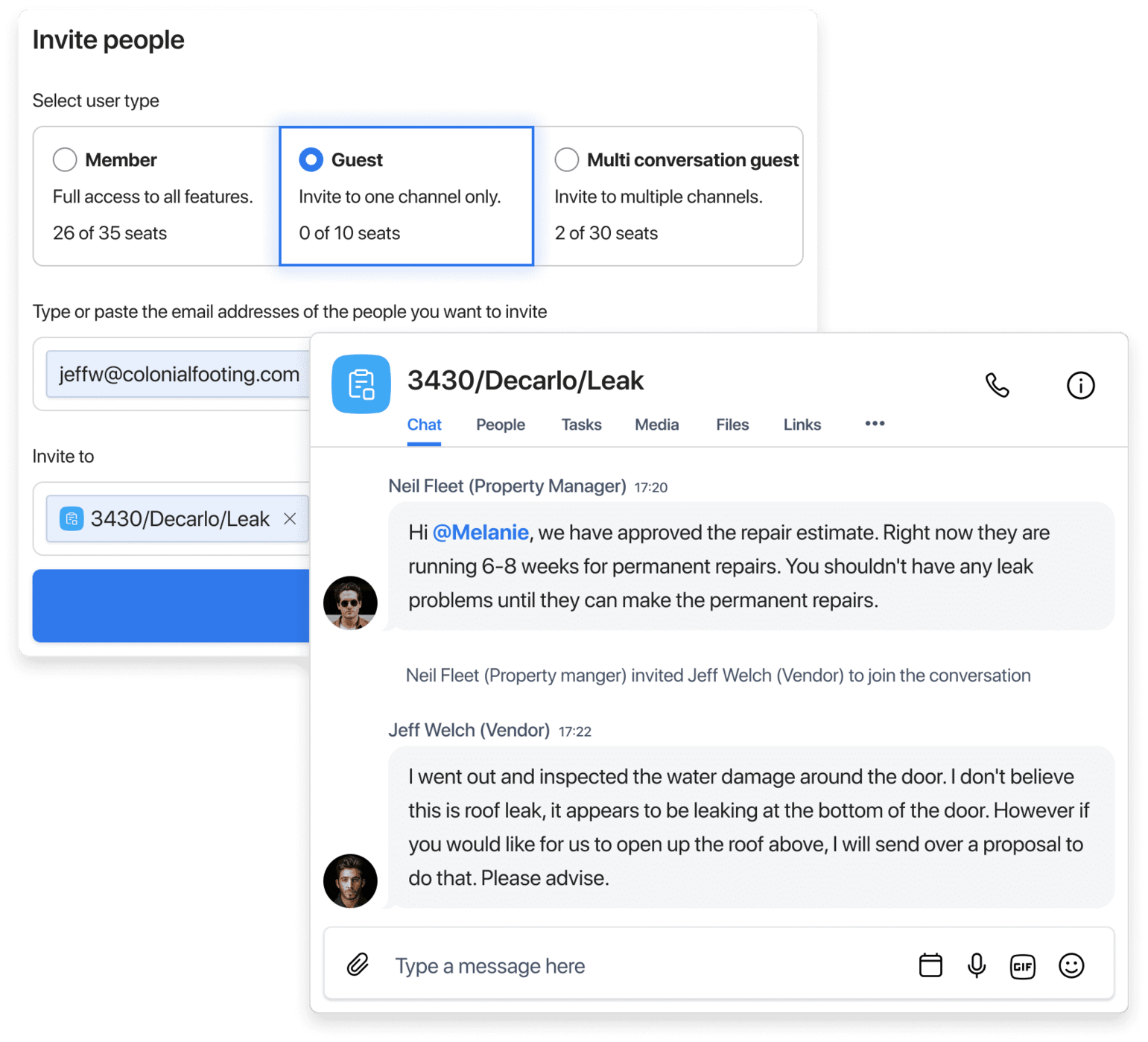 Built-in task manager