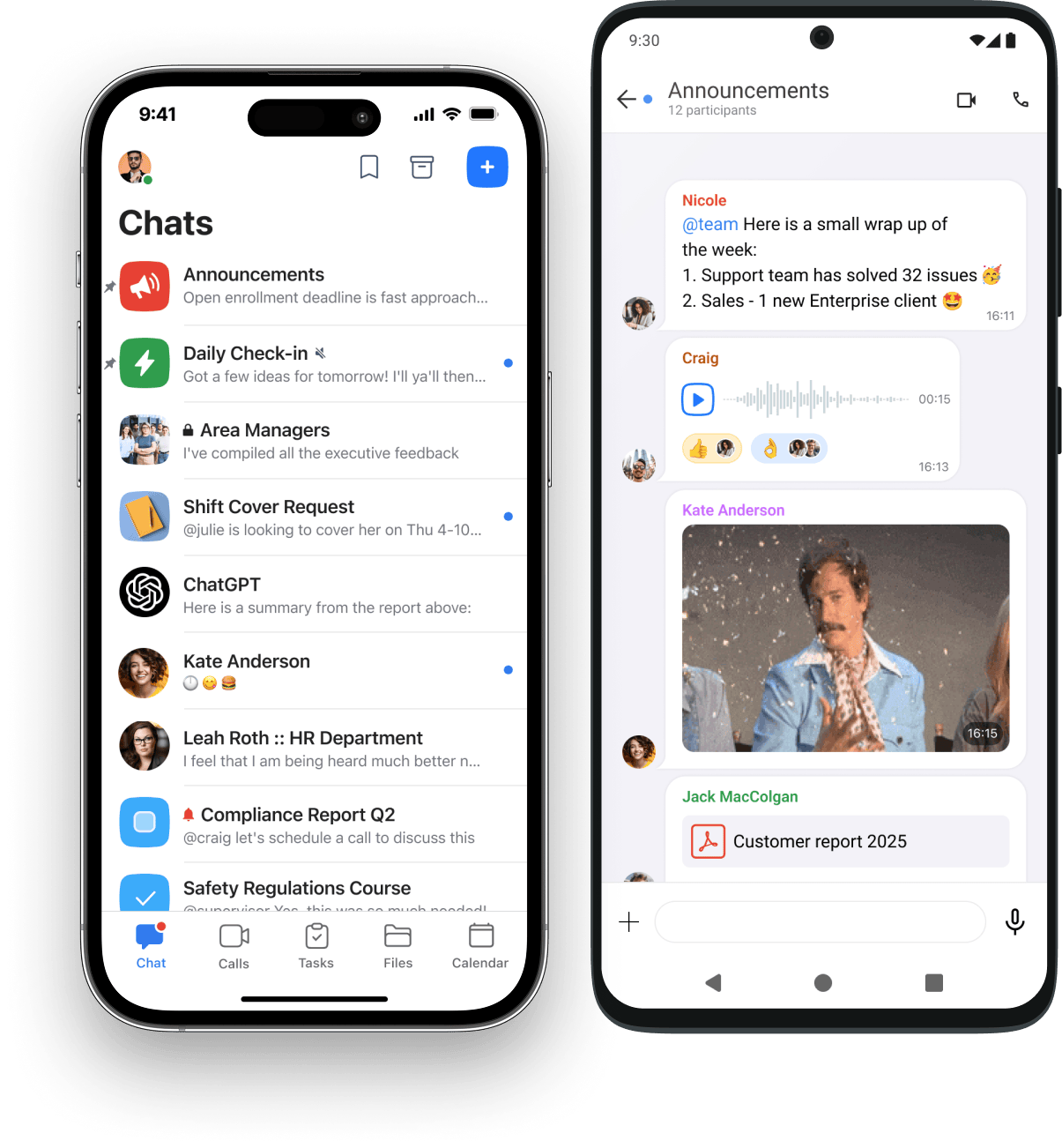iOS and Android apps