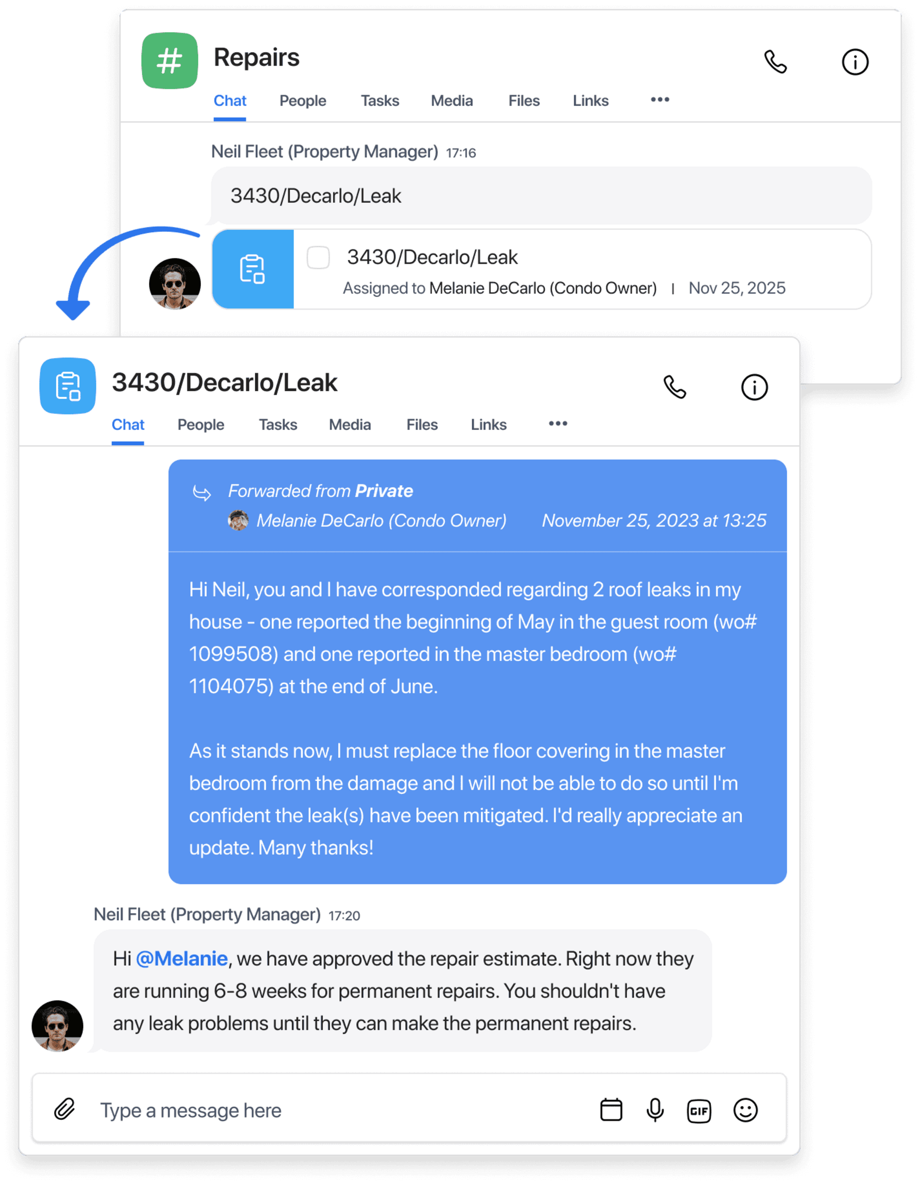 Keep track of tasks