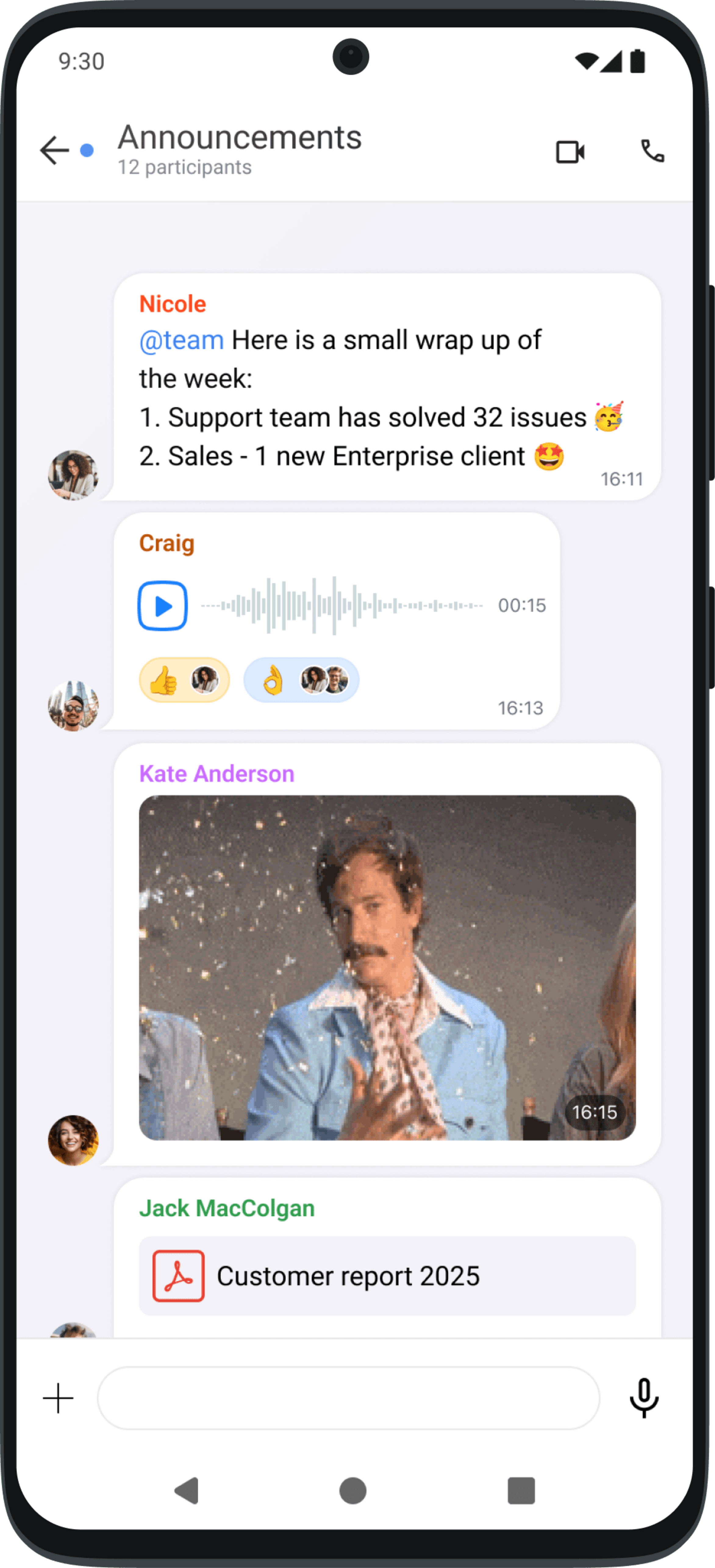 Chanty Team Communication App for Android