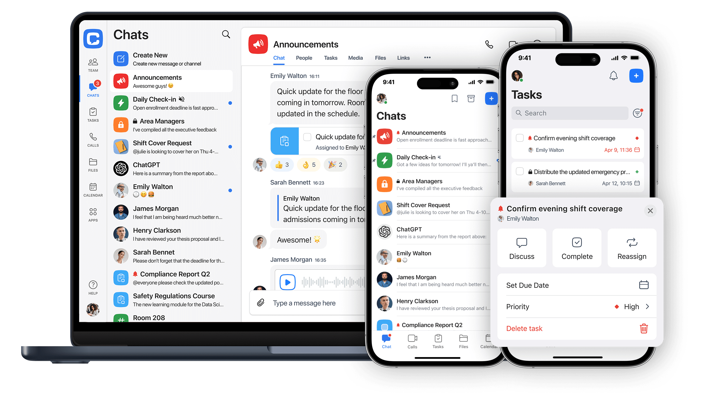 Healthcare Chanty screen